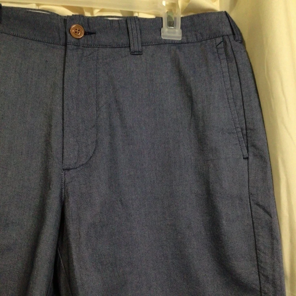NWT J. Crew Factory 9” Sunwashed Blue Oxford Shorts 34